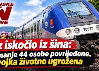 /VIDEO/ Voz iskočio iz šina: Najmanje 44 osobe povrijeđene, djevojka životno ugrožena