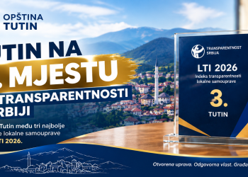 Tutin međunajtransparentnijim lokalnim samoupravama u Srbiji: Za pet godina sa 97. stigao na 3. mjesto