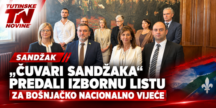 „Čuvari Sandžaka“ predali izbornu listu za Bošnjačko nacionalno vijeće