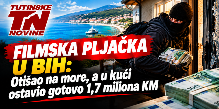Filmska pljačka u BiH: Otišao na more, a u kući ostavio gotovo 1,7 miliona KM