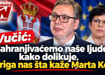 Vučić: „Sahranjivaćemo naše ljude kako dolikuje, briga nas šta kaže Marta Kos“