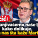 Vučić: „Sahranjivaćemo naše ljude kako dolikuje, briga nas šta kaže Marta Kos“