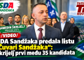 /VIDEO/ SDA Sandžaka predala listu „Čuvari Sandžaka“: Škrijelj prvi među 35 kandidata