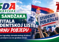 SDA Sandžaka čestitala Studentskoj listi izbornu pobjedu: „Očekujemo izgradnju demokratskog društva“
