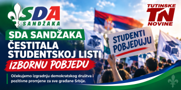 SDA Sandžaka čestitala Studentskoj listi izbornu pobjedu: „Očekujemo izgradnju demokratskog društva“