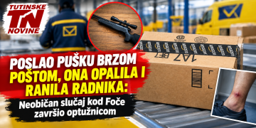 POSLAO PUŠKU BRZOM POŠTOM, ONA OPALILA I RANILA RADNIKA: Neobičan slučaj kod Foče završio optužnicom
